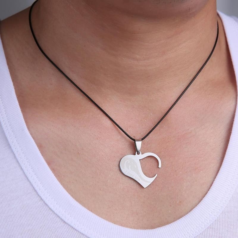 I Love You Matching Necklaces