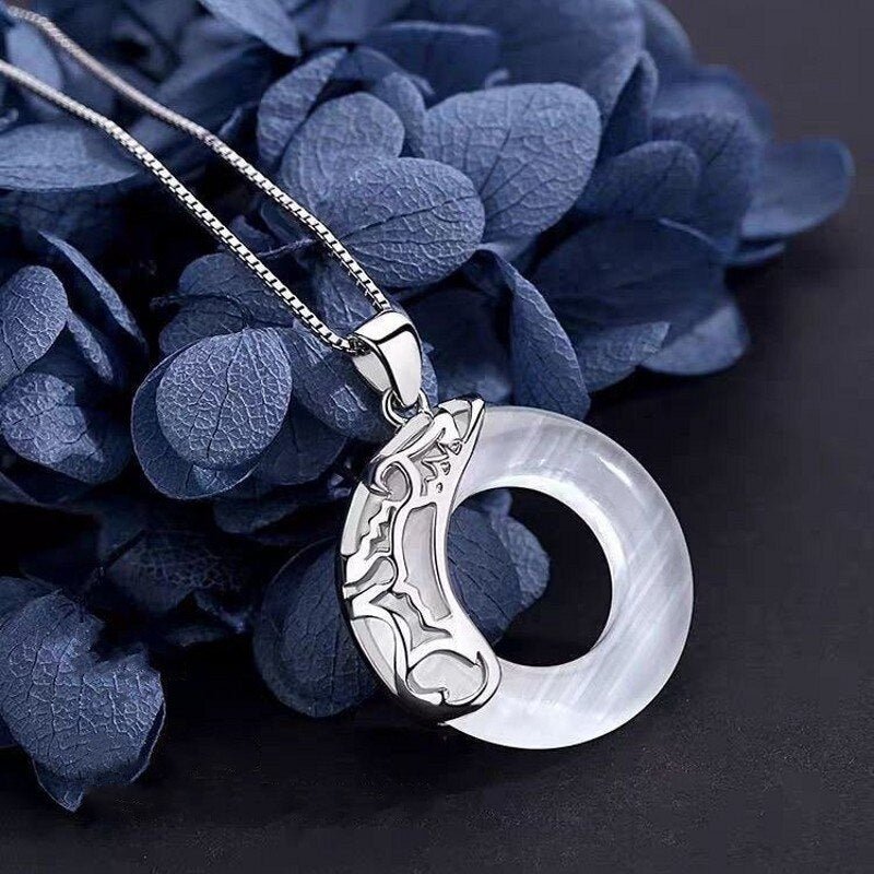 Japanese Dragon Couple Necklaces