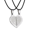 Couple Necklaces Interlocking Heart