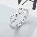 Infinity Couple Ring Engraved