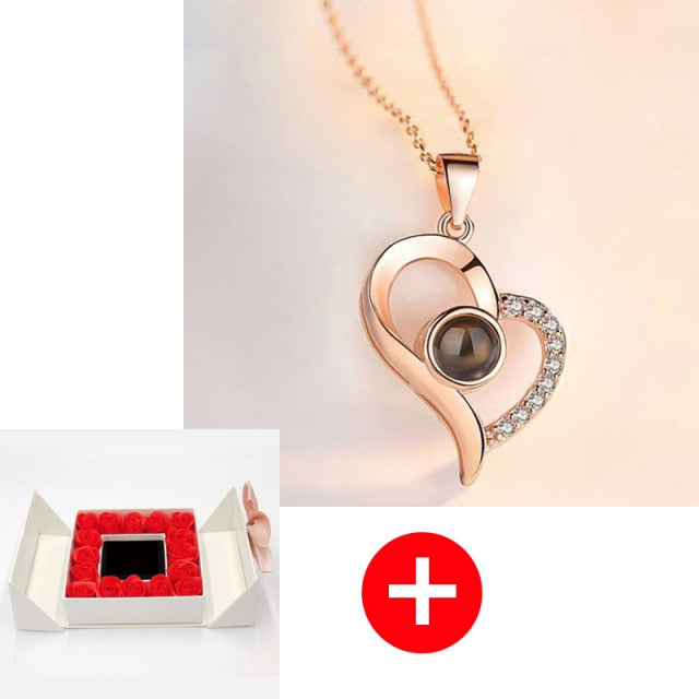 Couple gift box for necklace