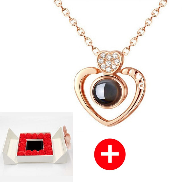Couple gift box for necklace