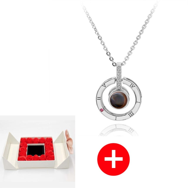Couple gift box for necklace