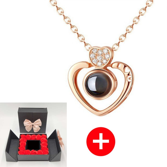 Couple gift box for necklace