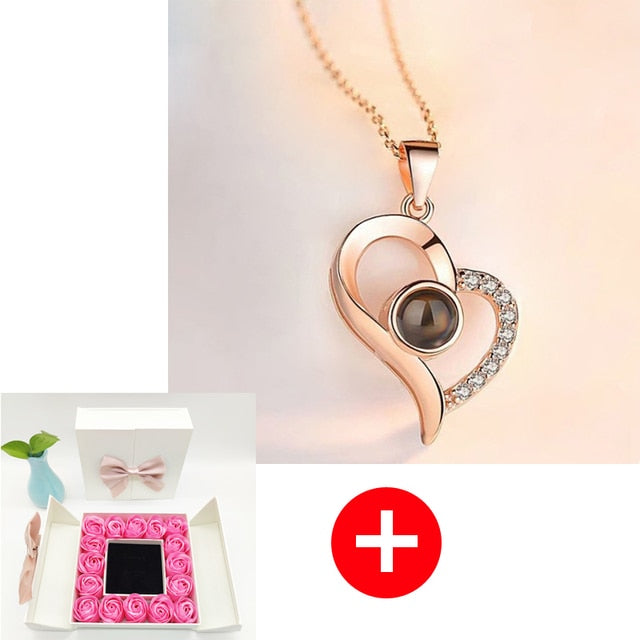 Couple gift box for necklace