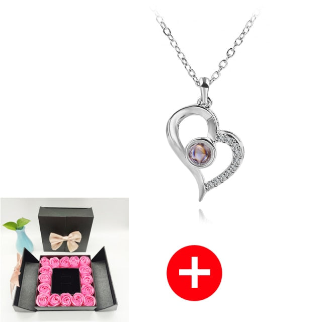 Couple gift box for necklace
